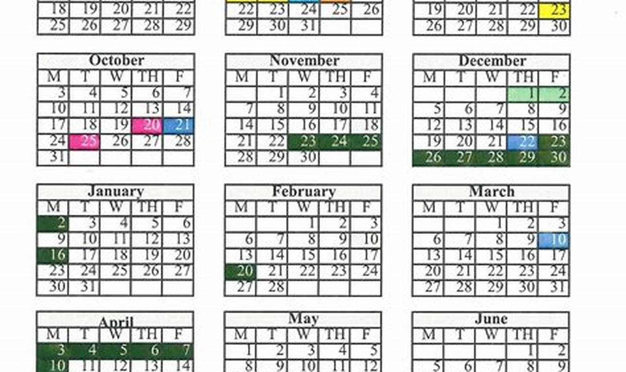 Four County Career Center Calendar