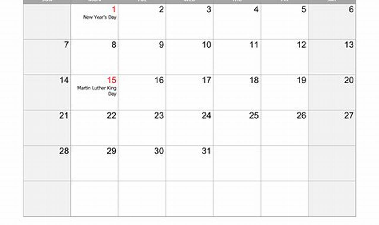 Free 2024 Printable Calendar Monthly With Holidays Homework