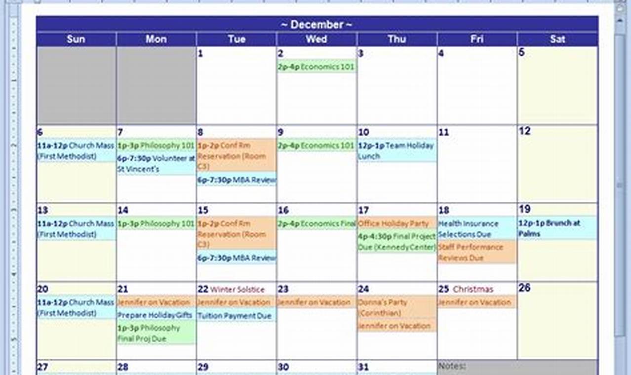 Free Calendar Program For Windows 7