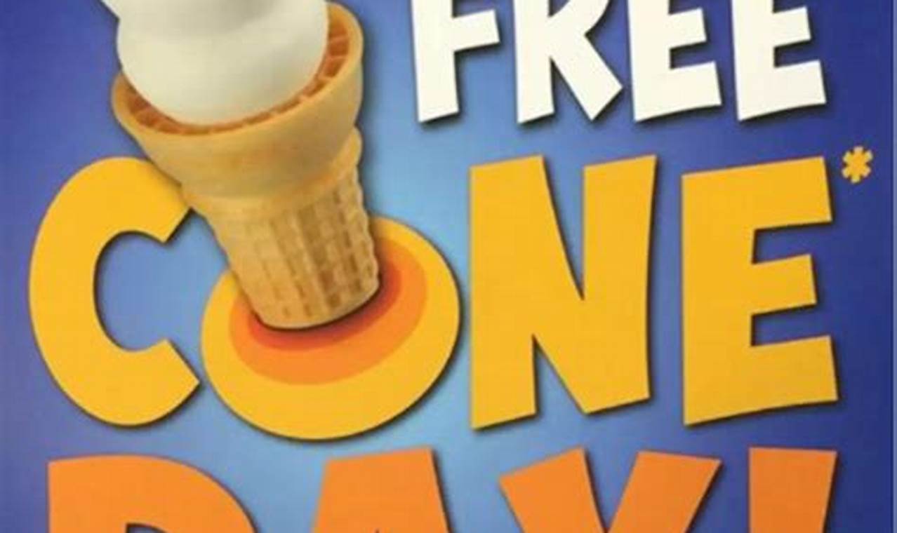Free Cone Day Dairy Queen