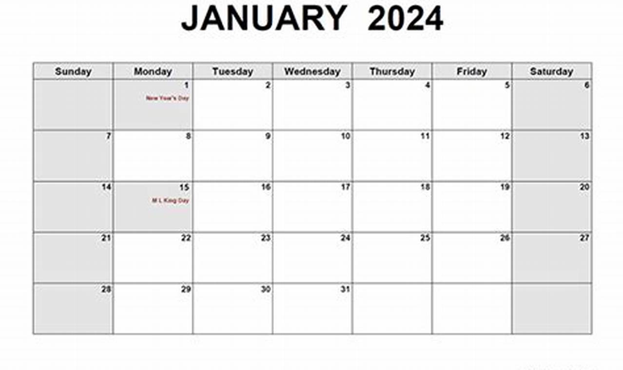 Free Editable 2024 Monthly Calendar Pdf One Page