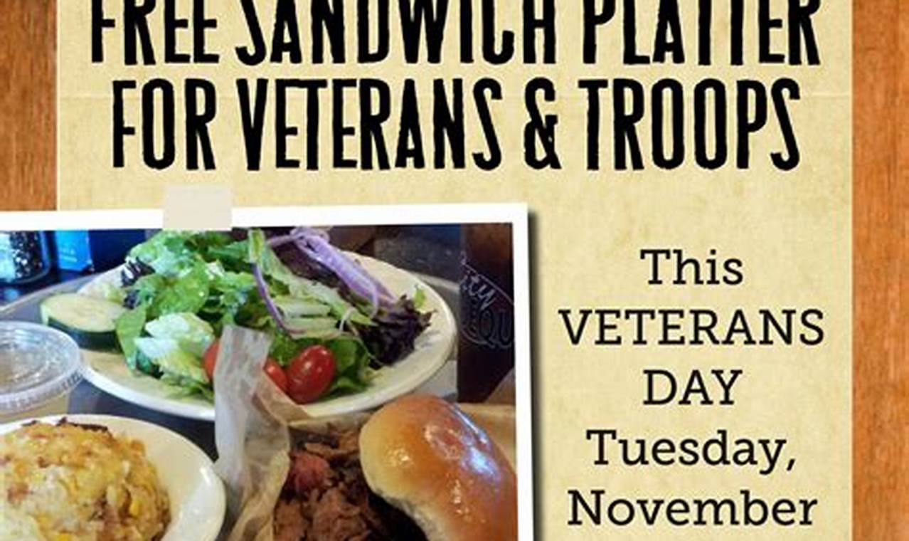 Free Food For Veterans 2024