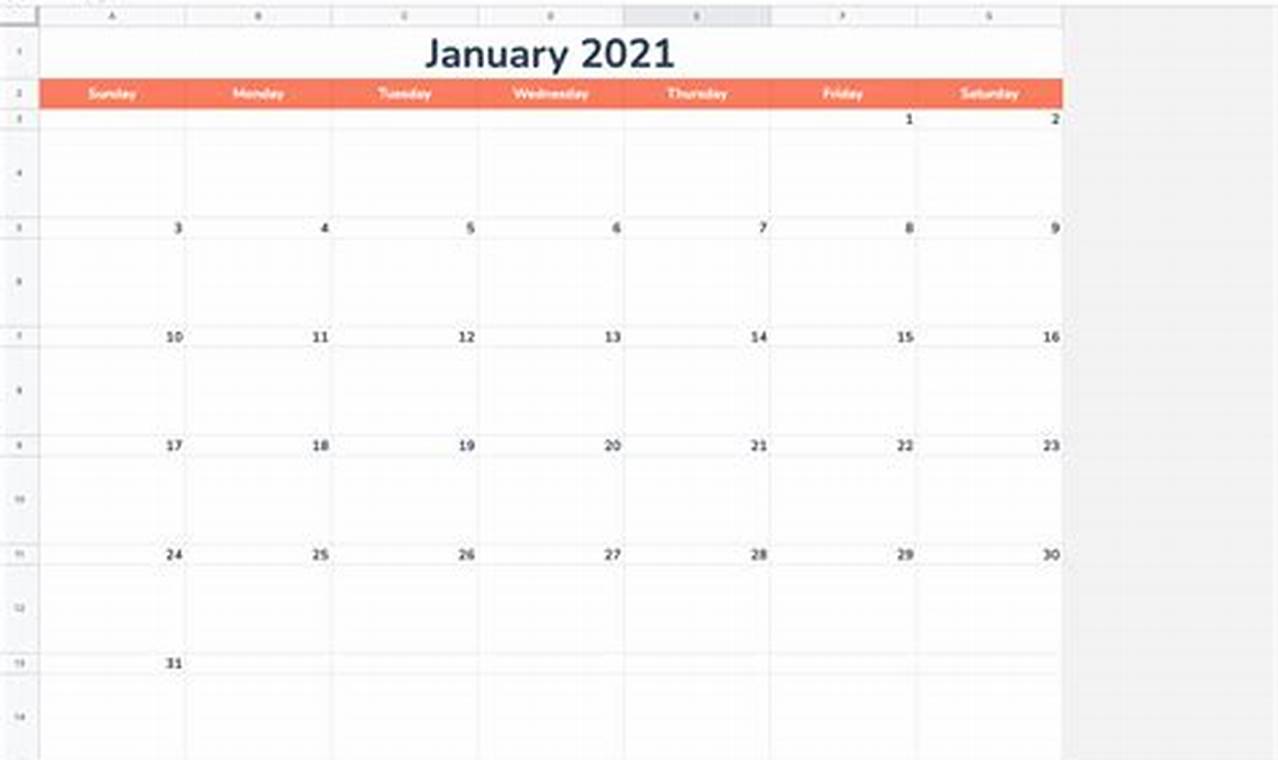 Free Google Docs Calendar 2024 Template