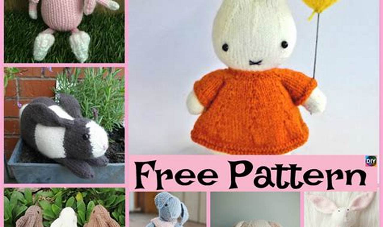 Free Knitted Rabbit Pattern