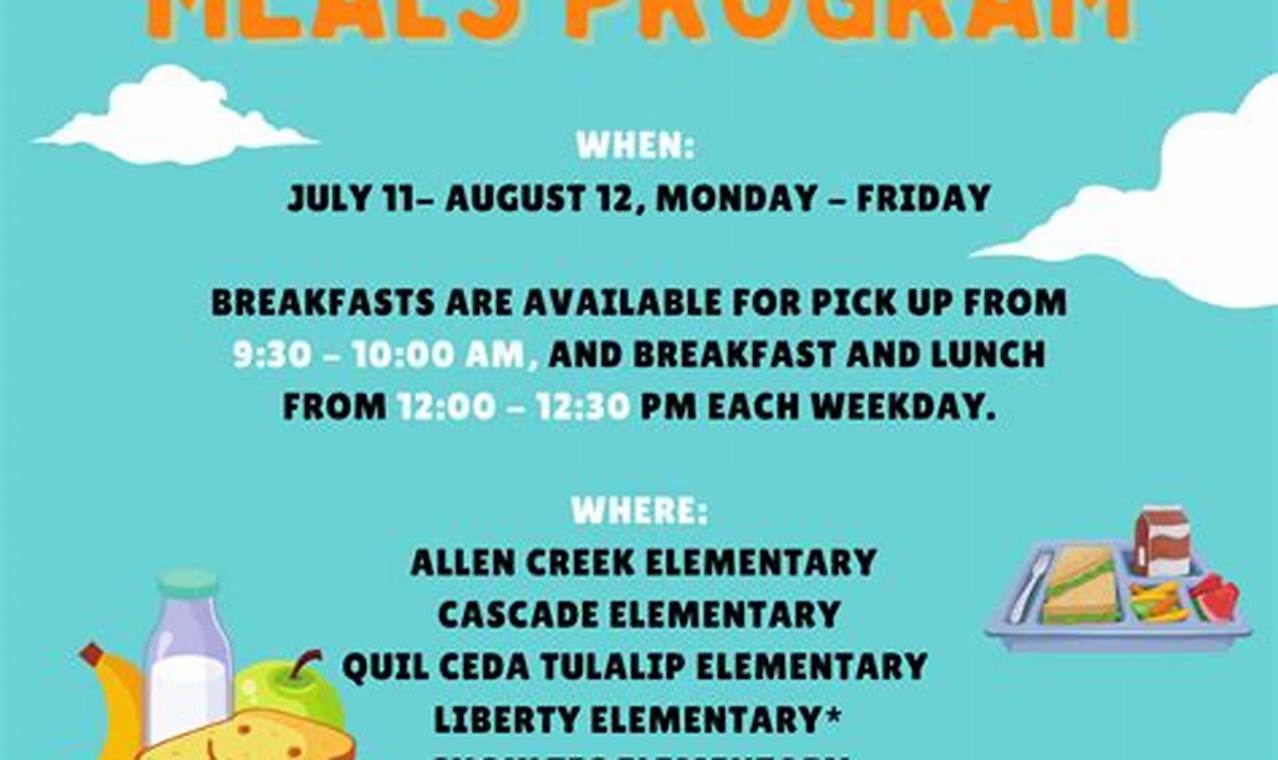 Free Lunch Program Summer 2024