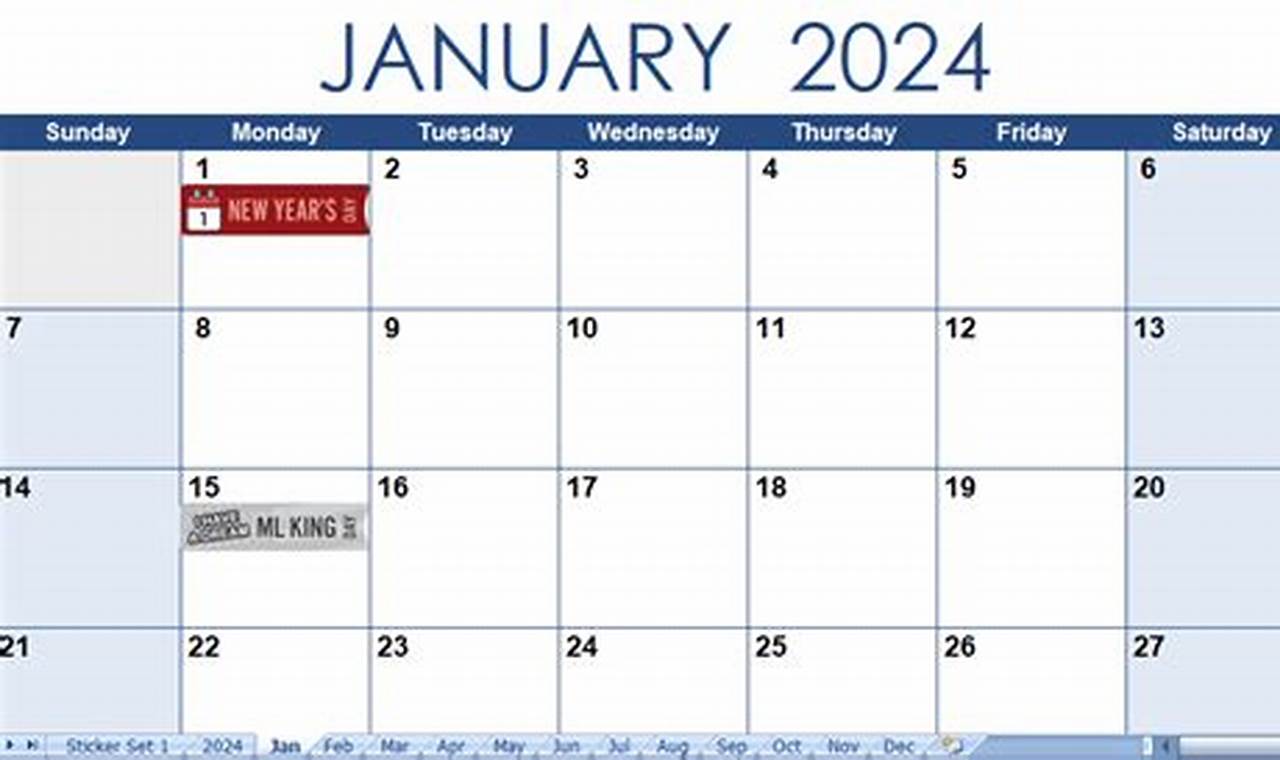 Free Microsoft Calendar Template 2024