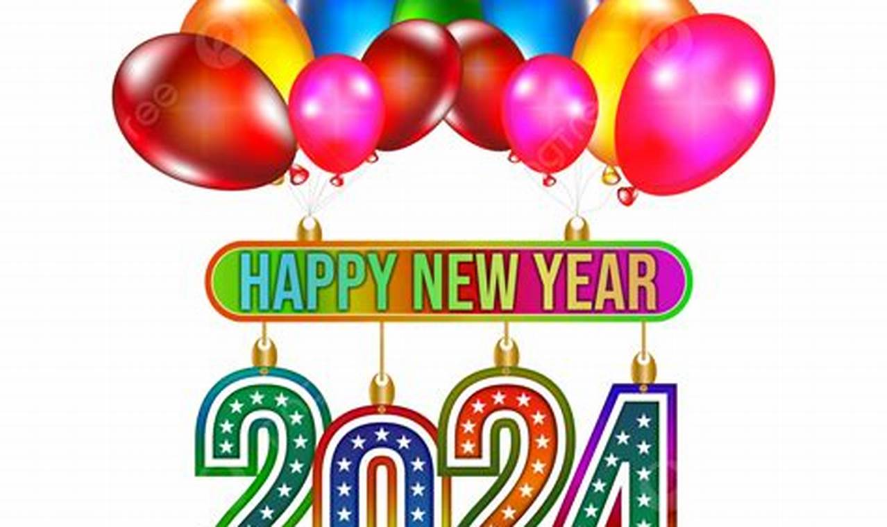 Free New Year Clipart 2024
