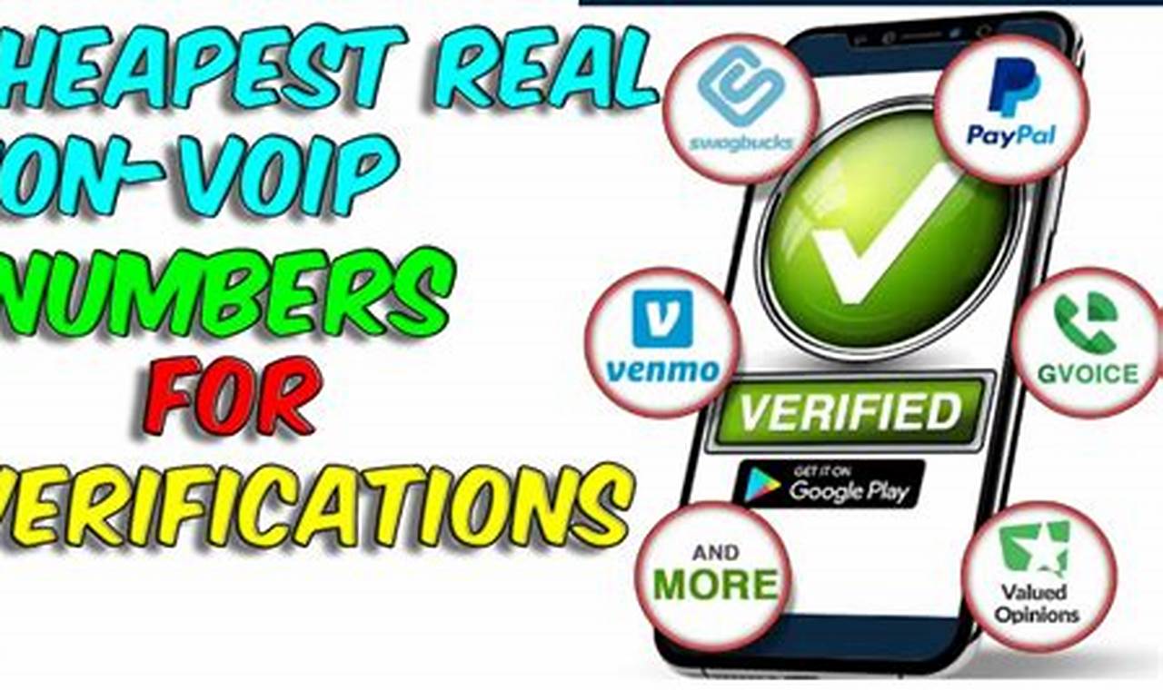 Free Non Voip Phone Number For Verification 2024