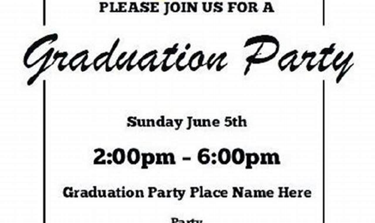 Free Printable Graduation Announcements 2024