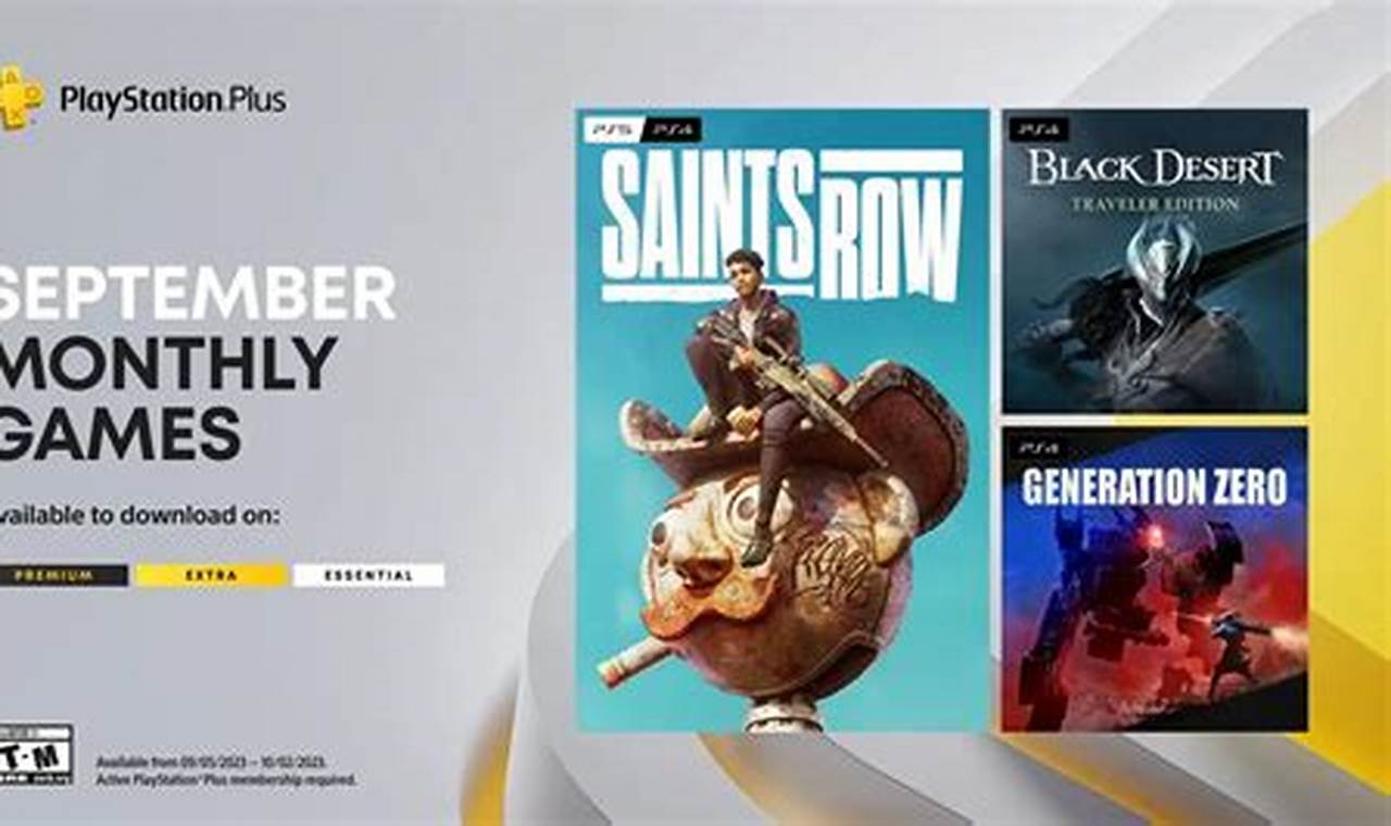 Free Ps Plus Games September 2024