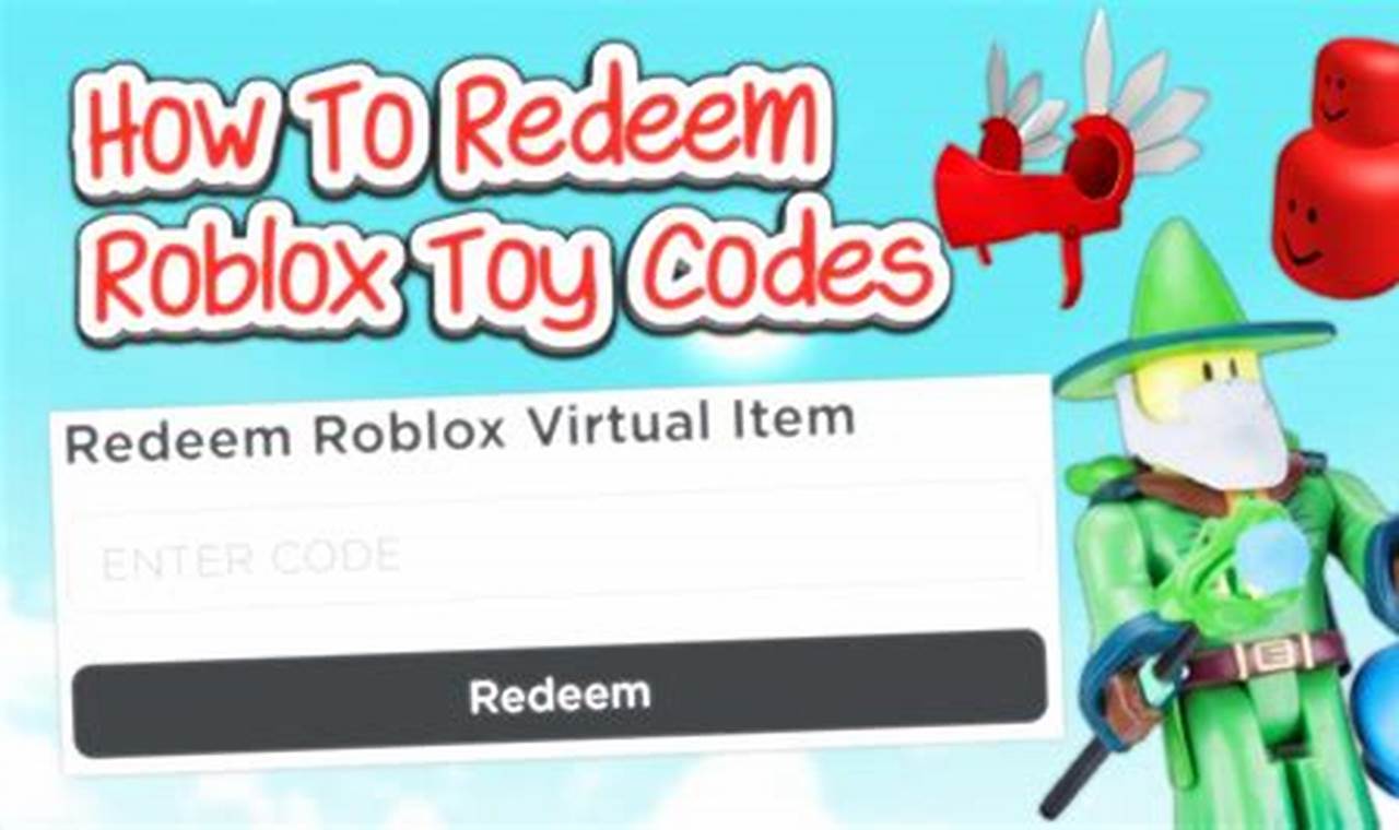 Free Roblox Toy Codes 2024