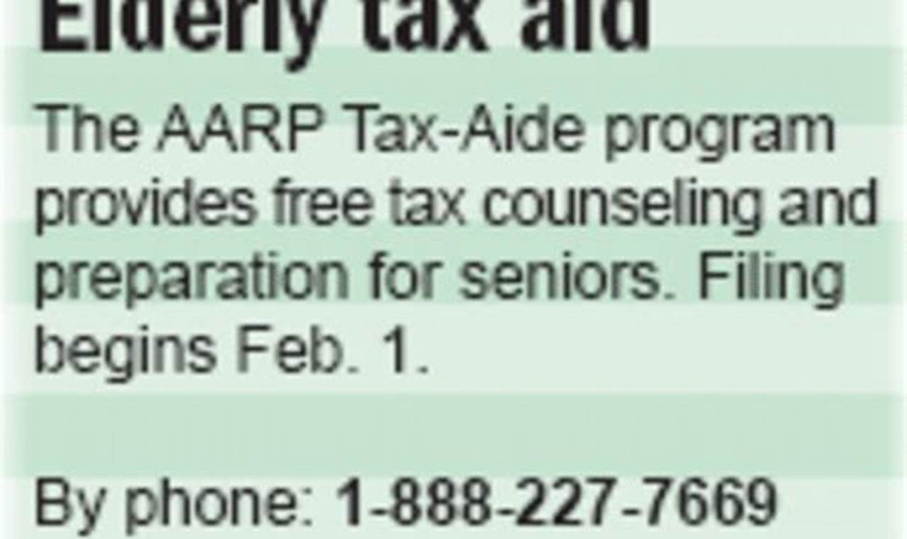 Free Tax Help For Seniors 2024