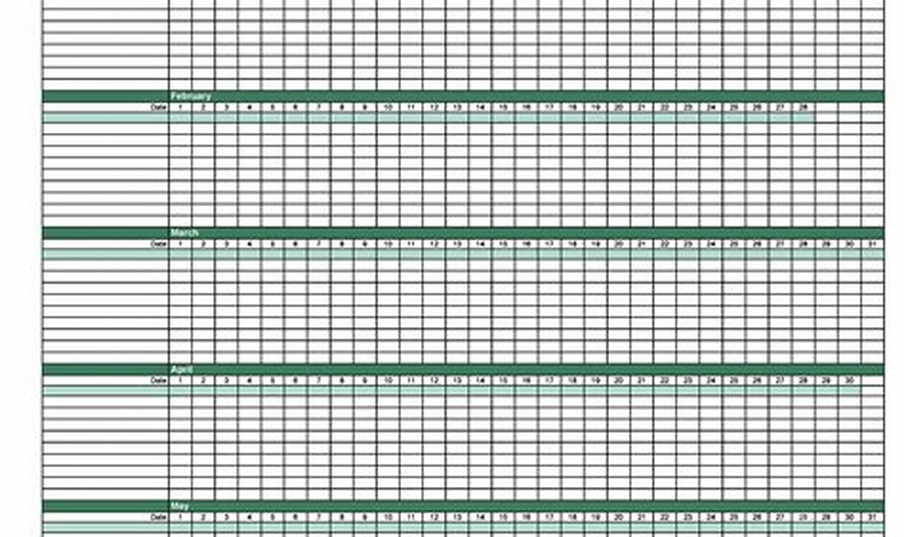 Free Vacation Tracker Excel Template 2024