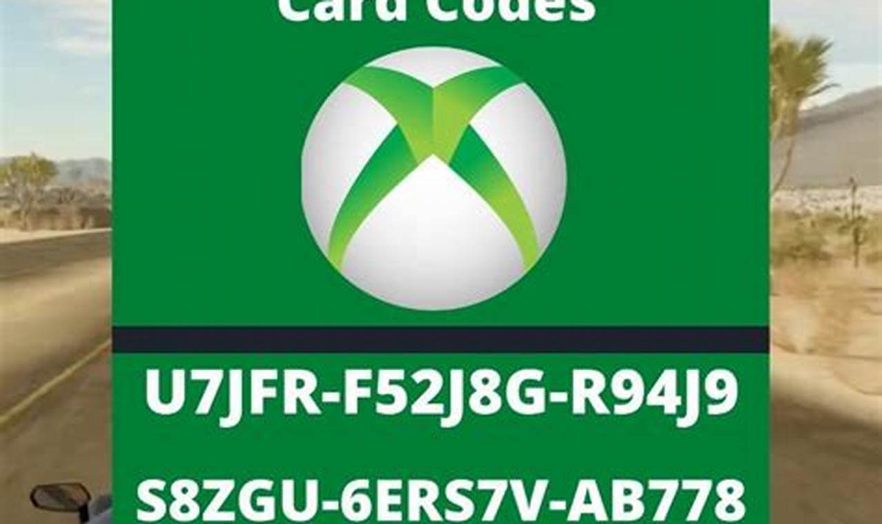 Free Xbox Codes 2024