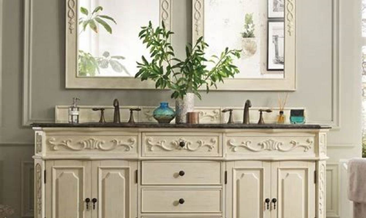 French Country Bathroom Vanity