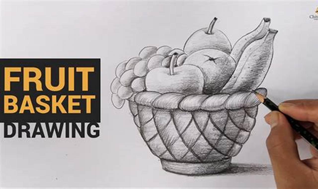 Fruit Basket Pencil Shading