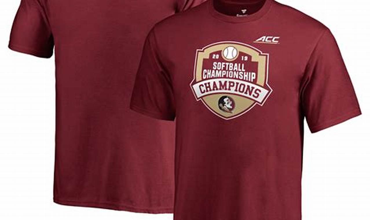 Fsu Acc Championship Shirts 2024