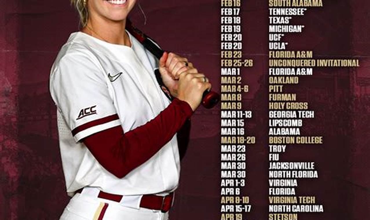 Fsu Softball 2024 Schedule