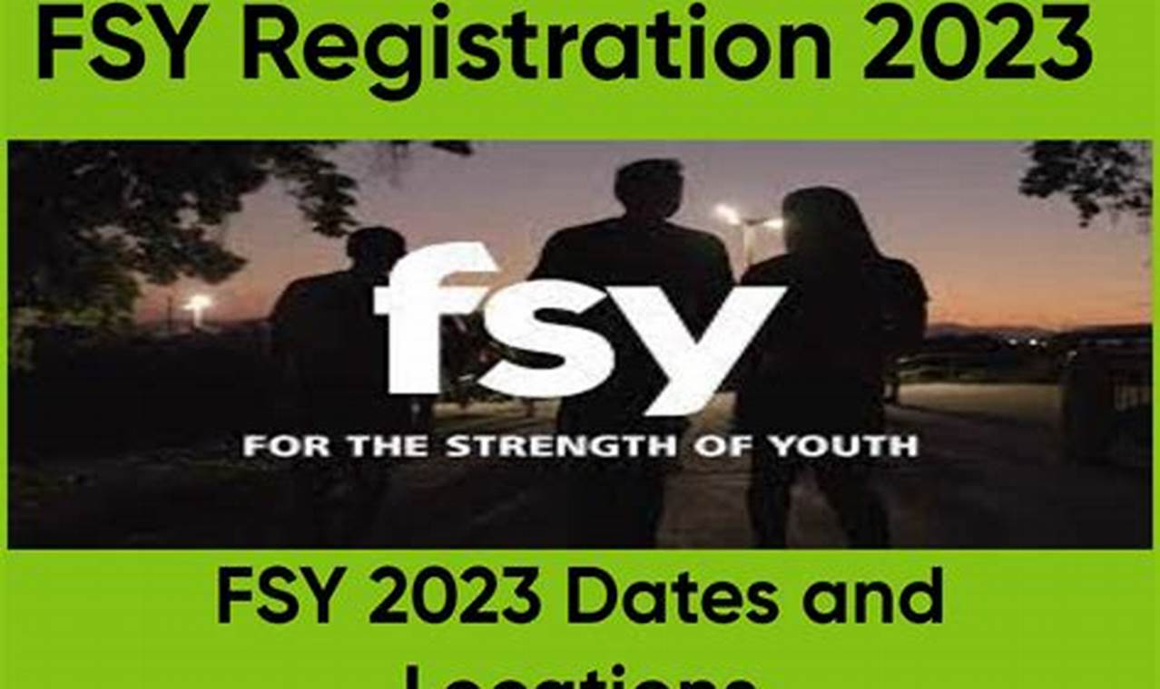 Fsy Registration 2024