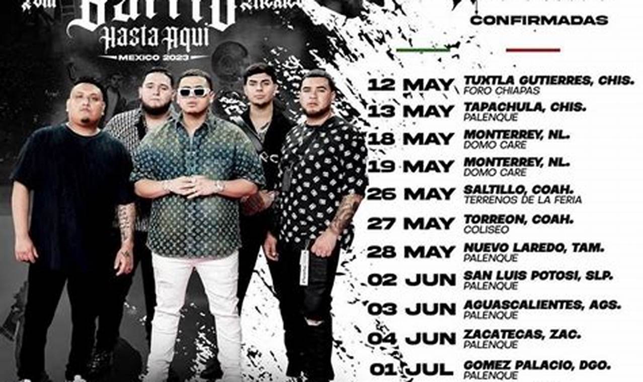 Fuerza Regida Concert Song List 2024