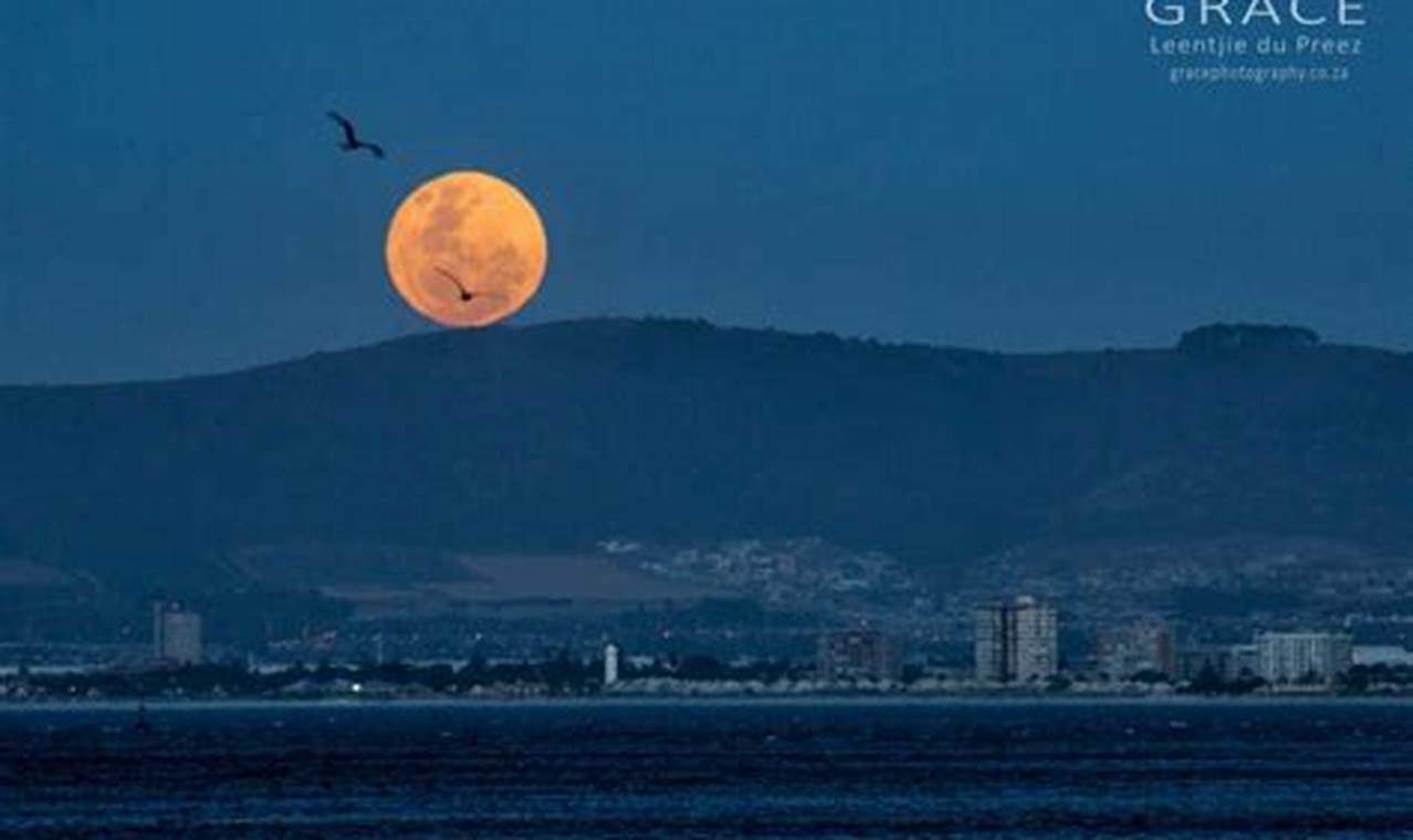 Full Moon Cape Town January 2024