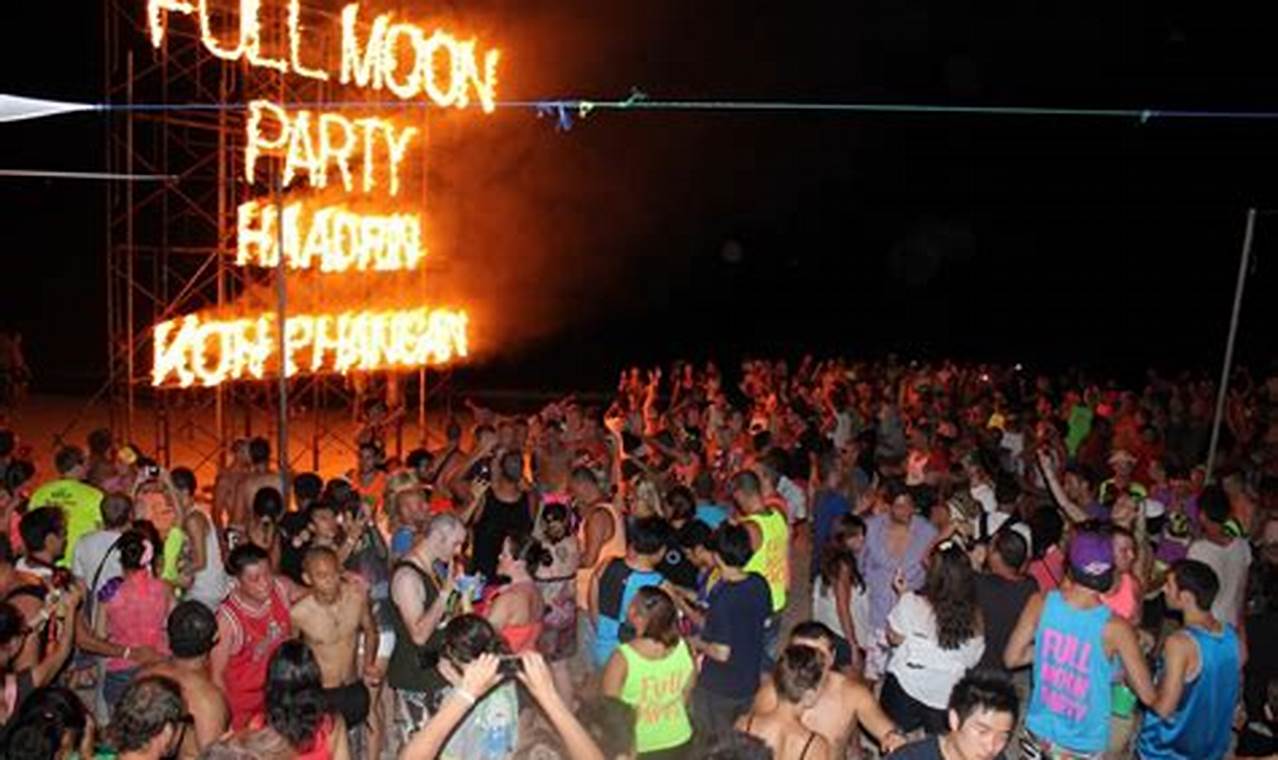 Full Moon Party Thailand 2024