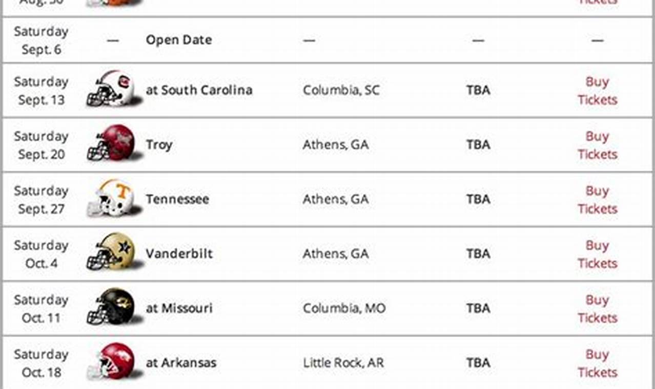 Ga State Football Schedule 2024