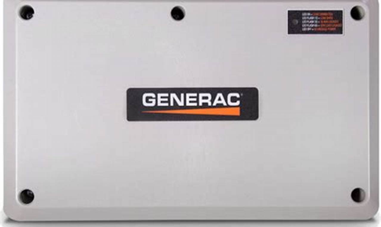 Generac Firmware Update 2024