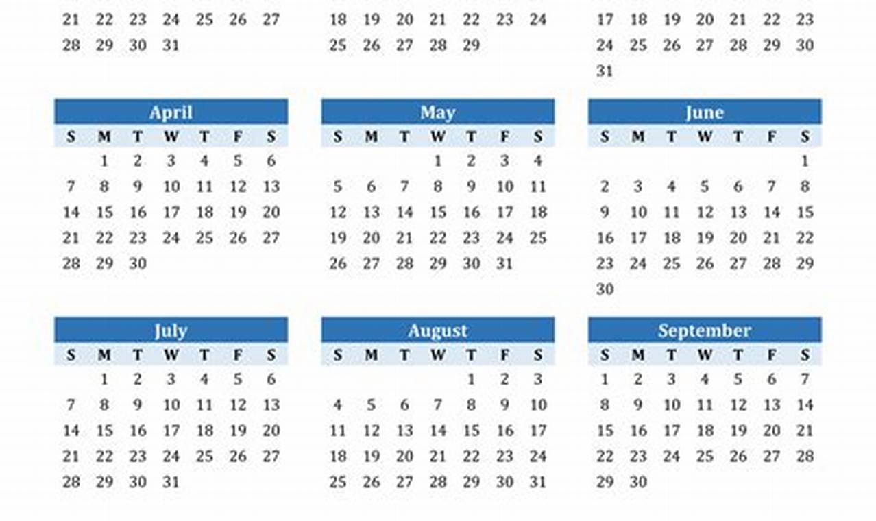General Blue 2024 Calendar Printable One Page Free