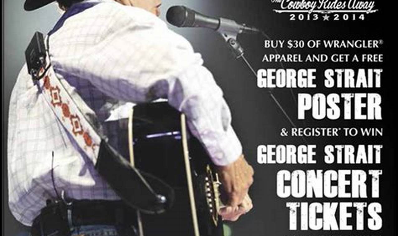 George Strait Concert Poster 2024