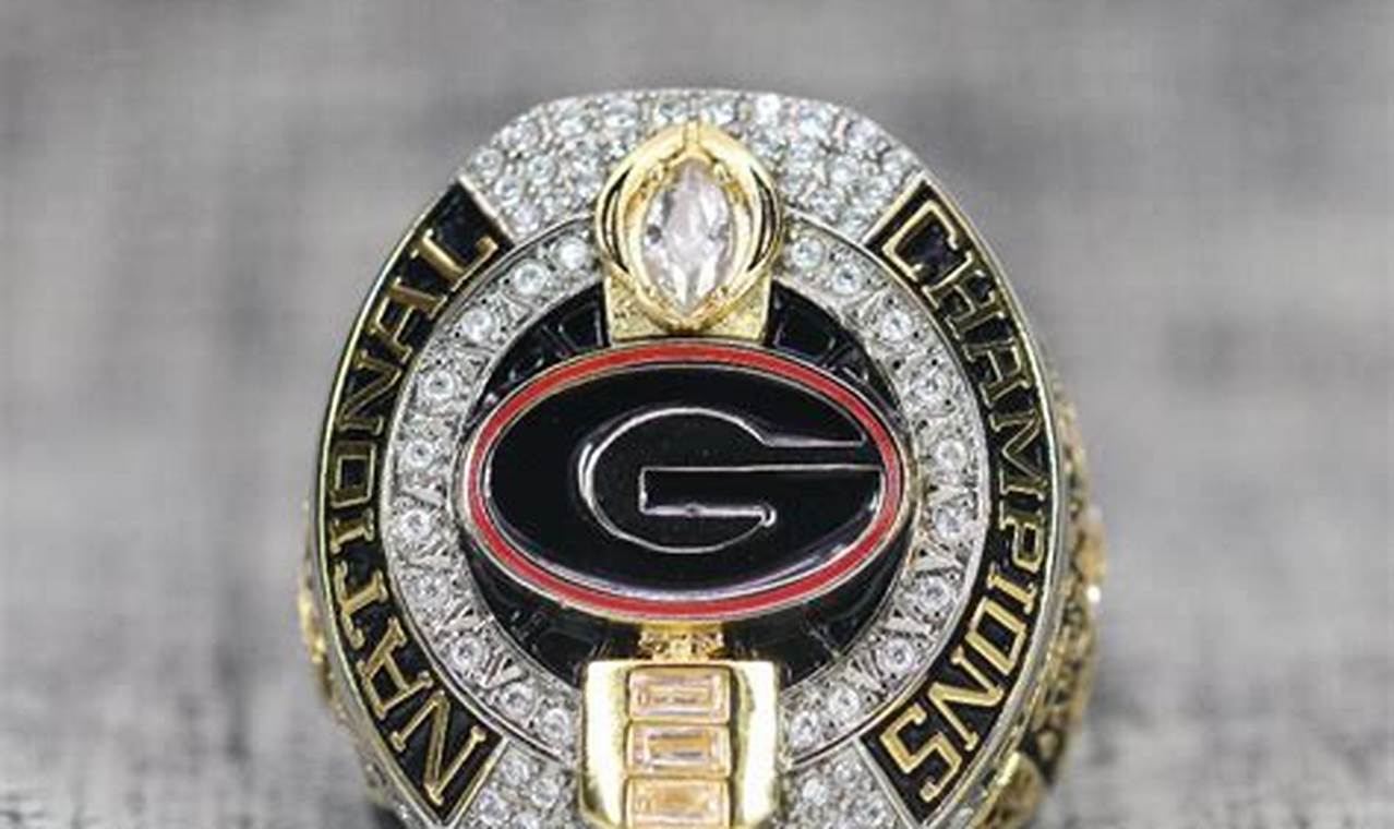 Georgia Bulldogs Championship Ring 2024