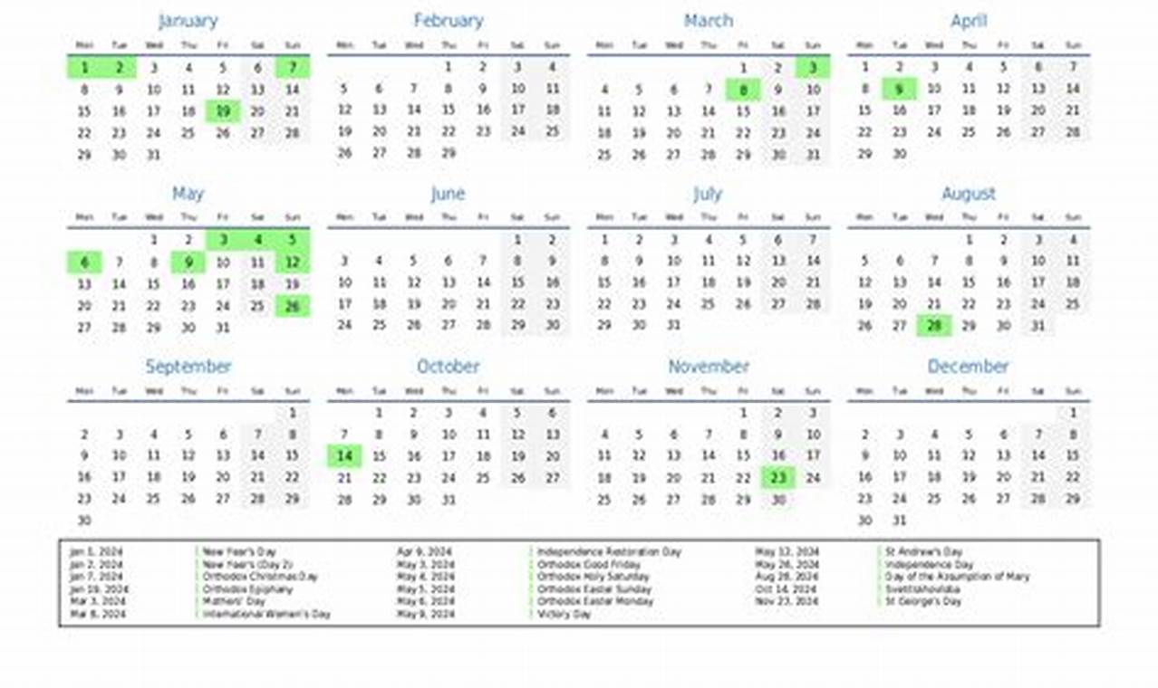 Georgia State University Fall 2024 Calendar