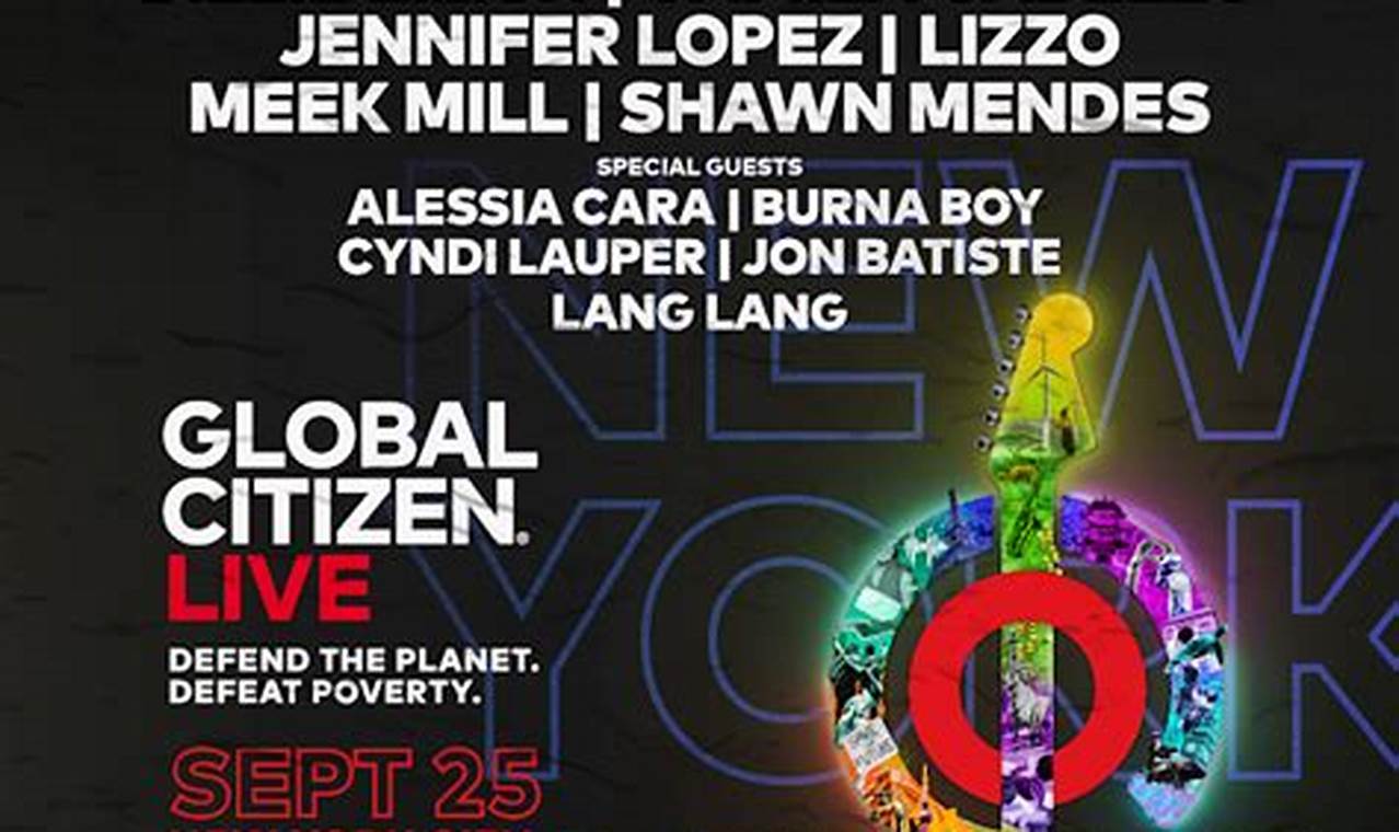 Global Citizen Festival 2024 Schedule