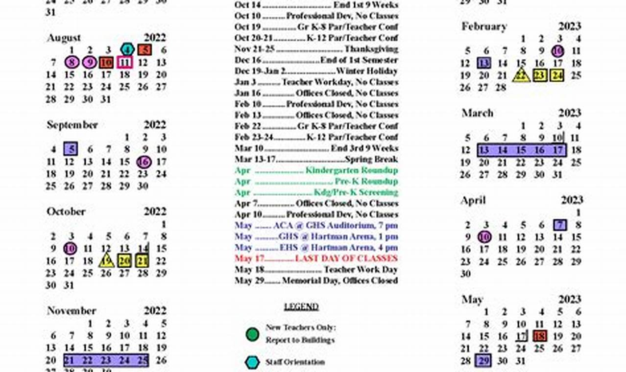 Goddard 2024 2025 Calendar 2024