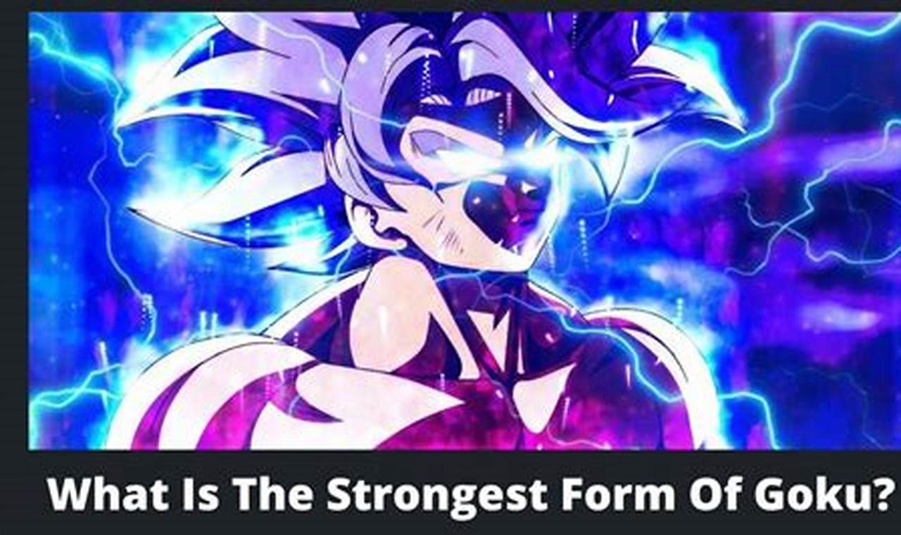 Goku Strongest Form 2024
