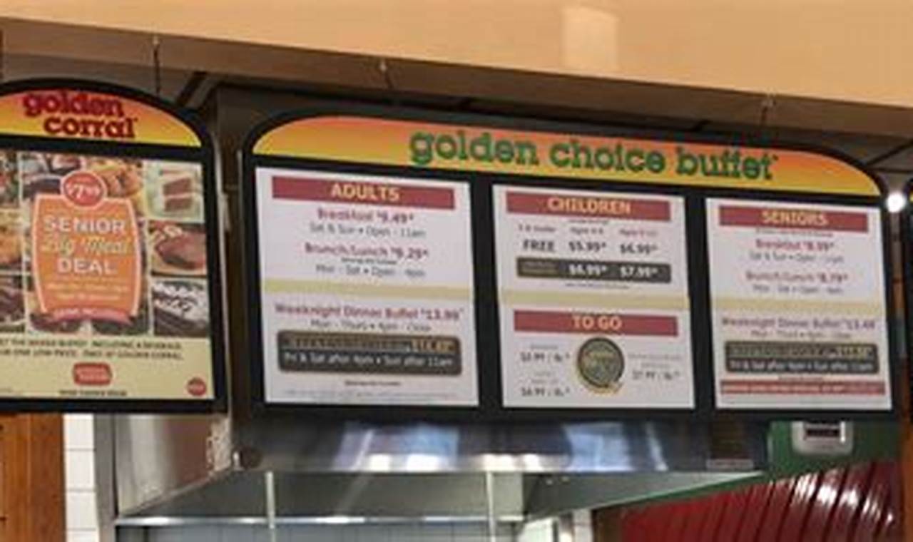 Golden Corral Buffet Prices For Adults 2024