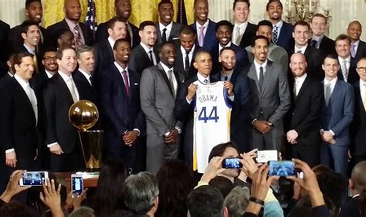 Golden State Warriors At The White House 2024