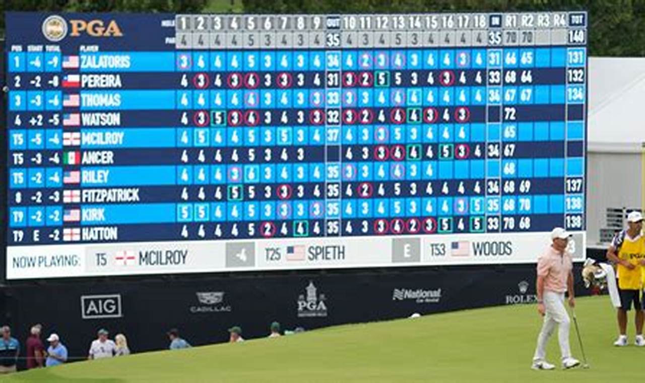 Golf Players Championship Leaderboard 2024 Live