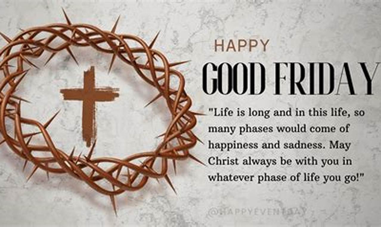 Good Friday 2024 Wishes