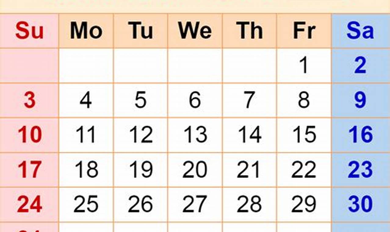 Google Calendar - Week Of March 31 2024