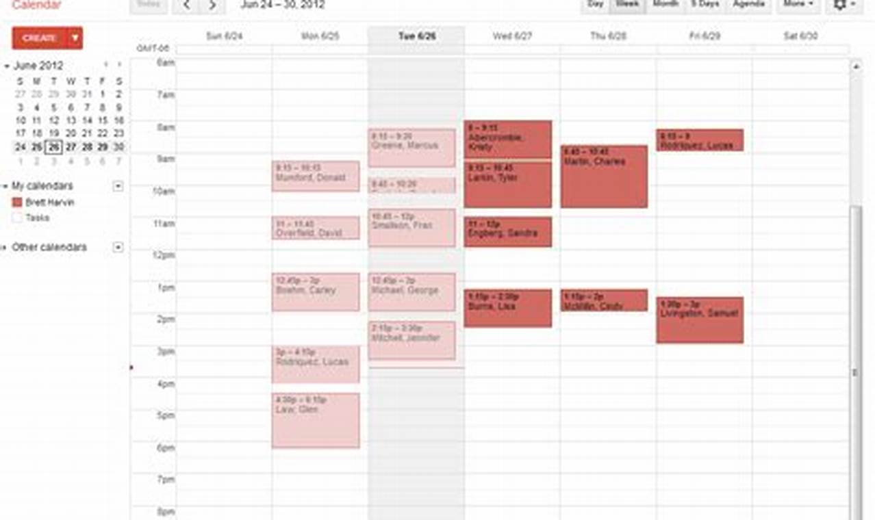 Google Calendar Appointment Schedule