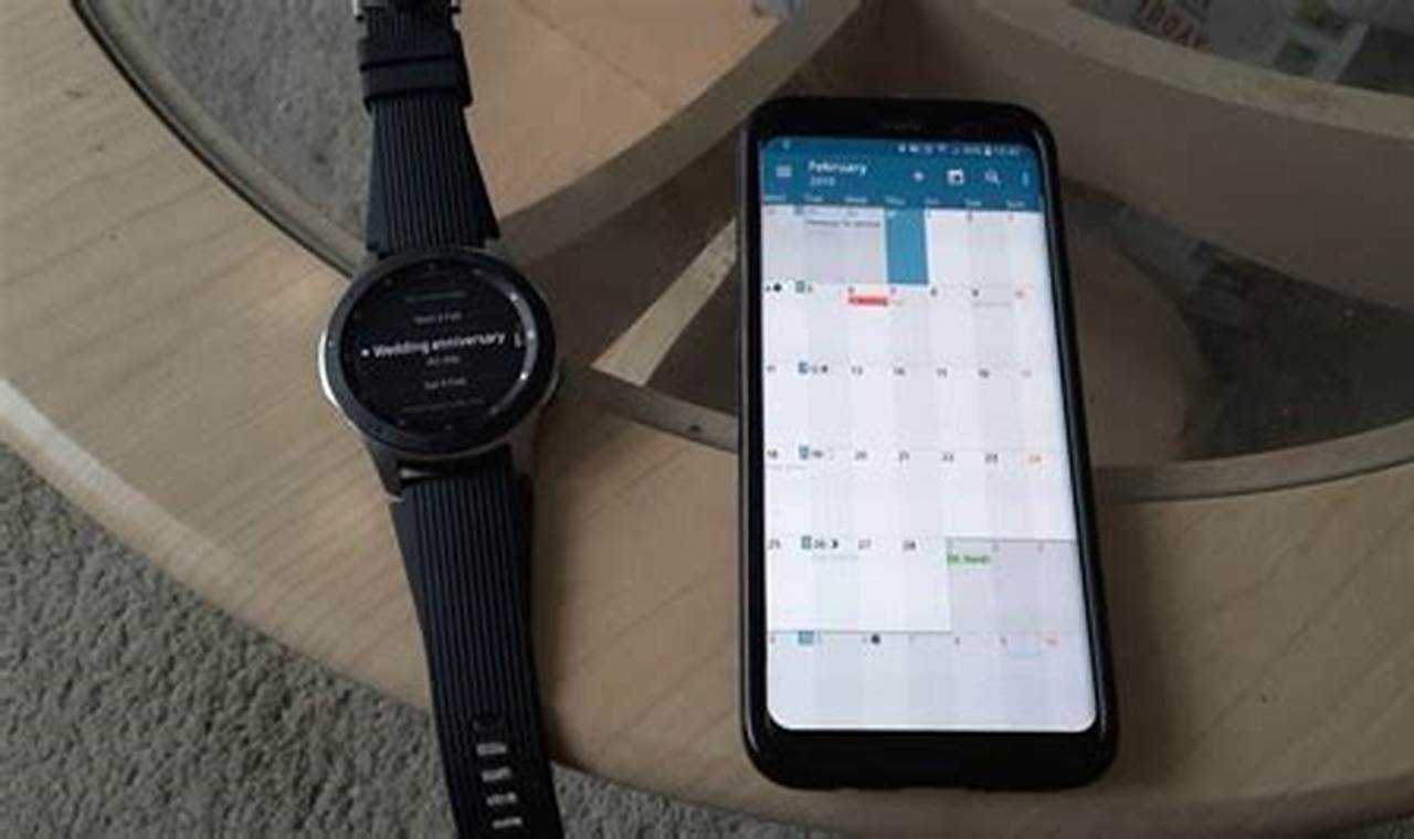 Google Calendar For Galaxy Watch