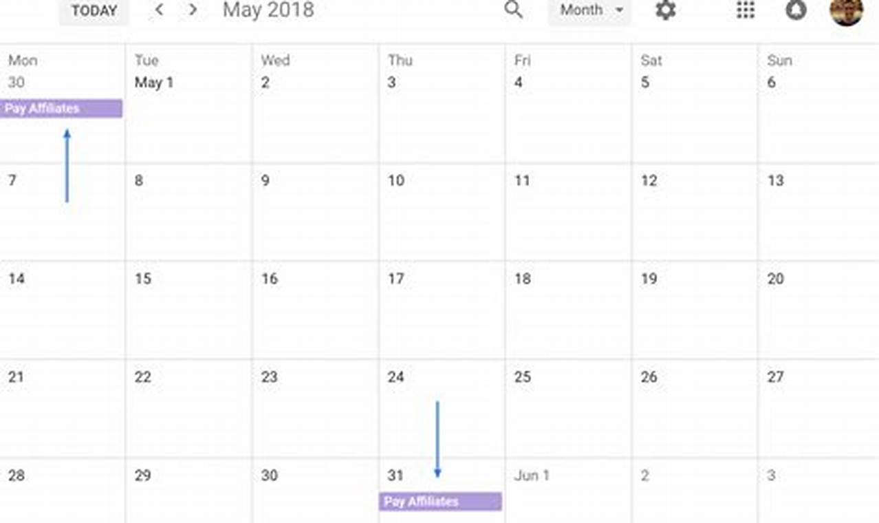Google Calendar Repeat First Monday Of Month