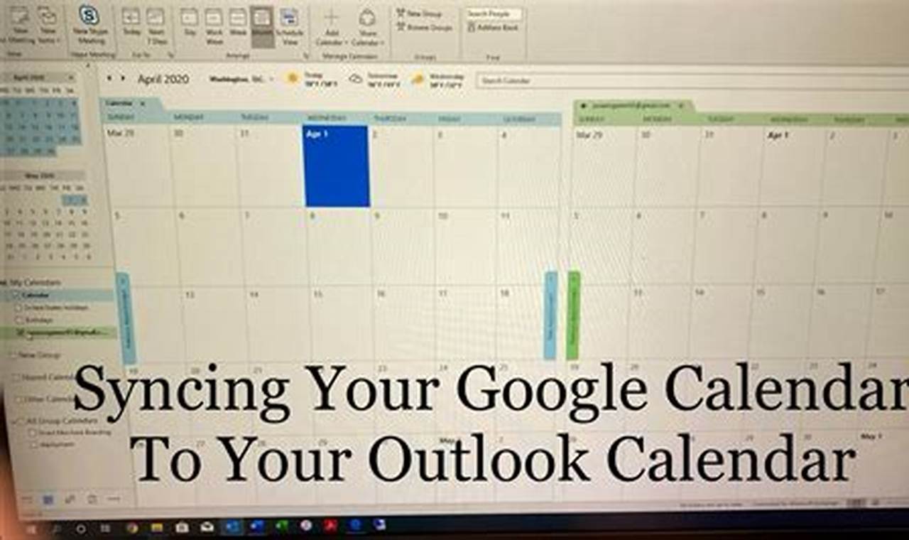 Google Calendar Sync Windows 10