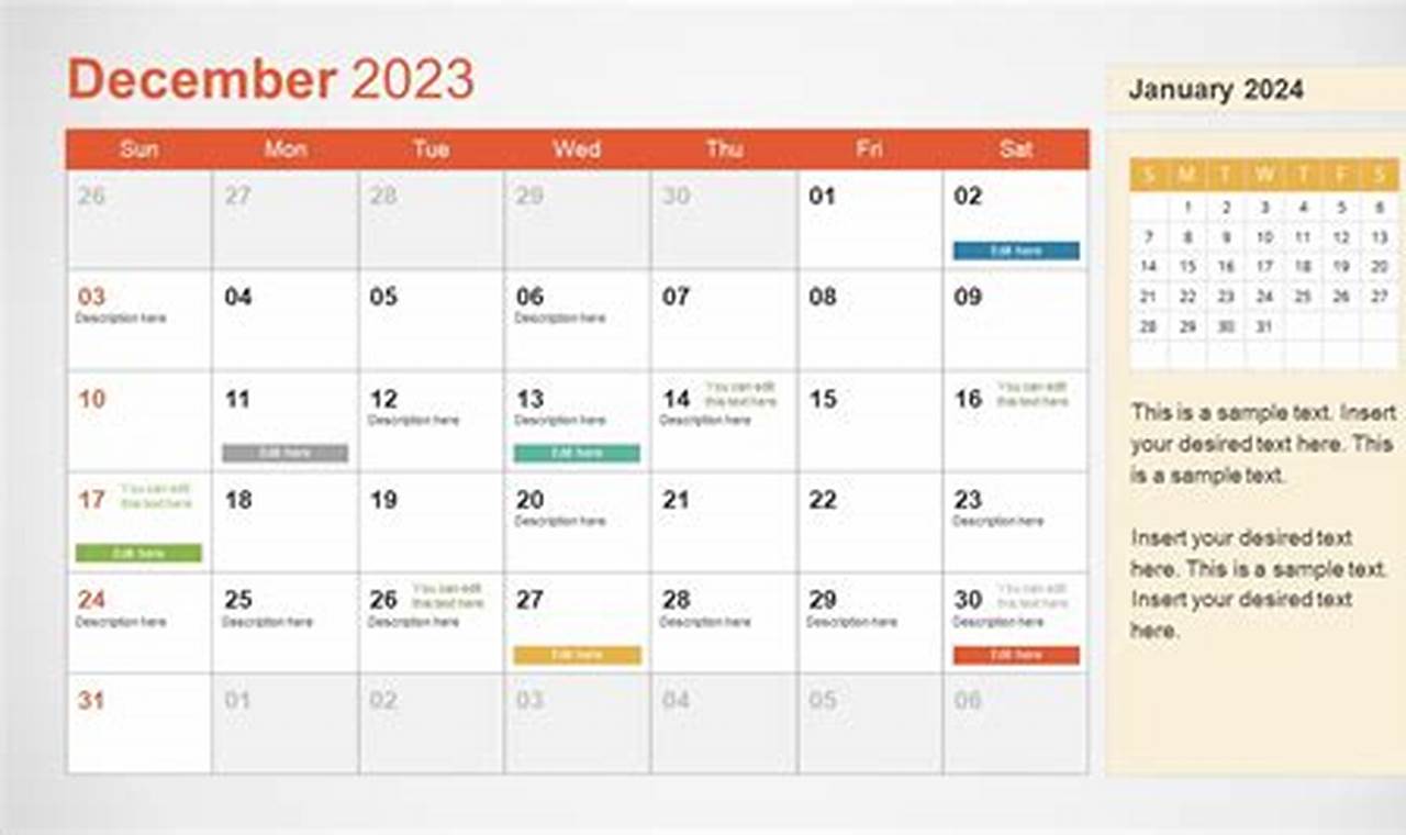 Google Slide Calendar 2024