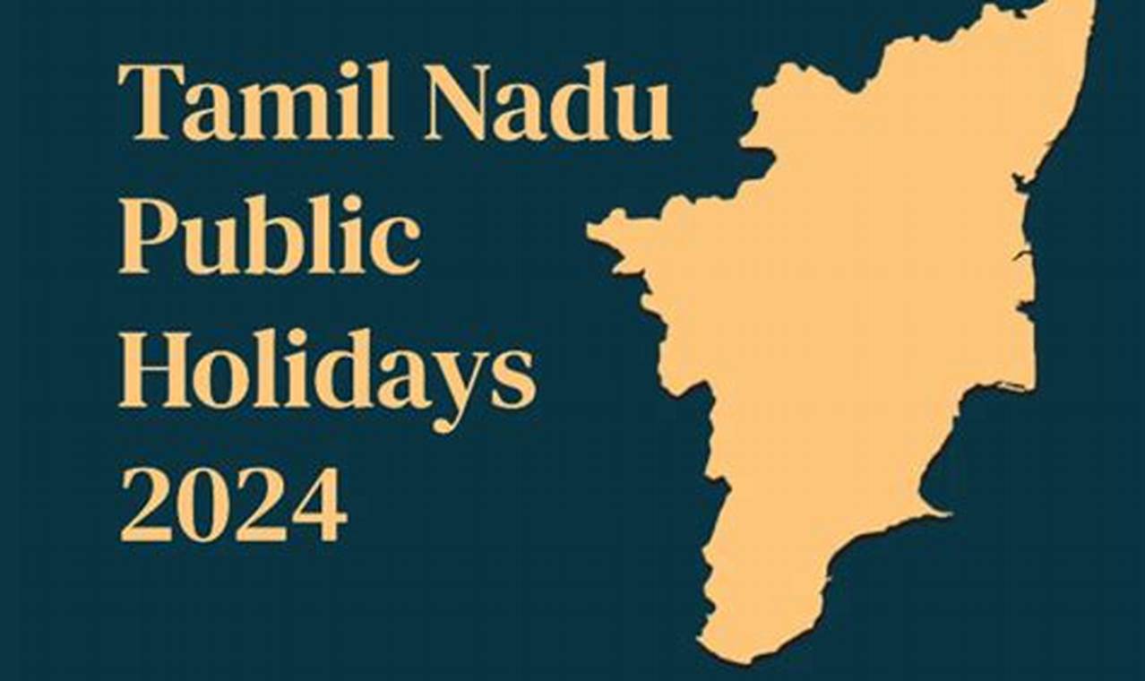 Government Holidays 2024 In Tamilnadu Tourism