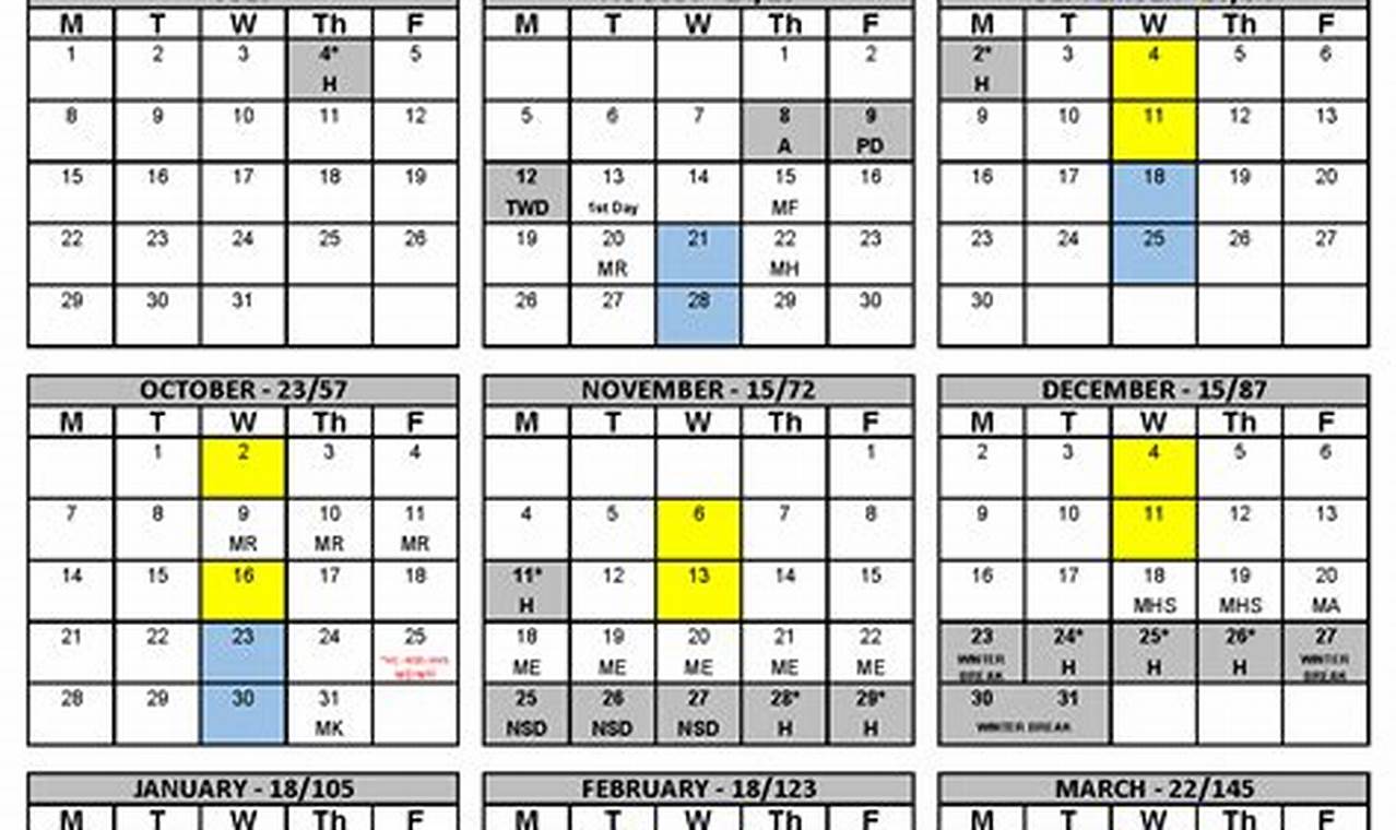 Grand Canyon University 2024-2025 Calendar
