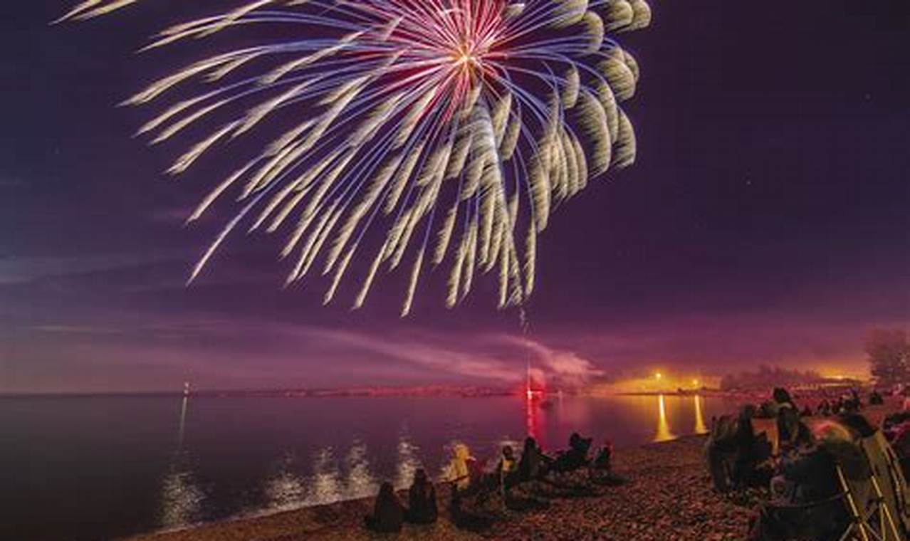 Grand Marais Fireworks 2024