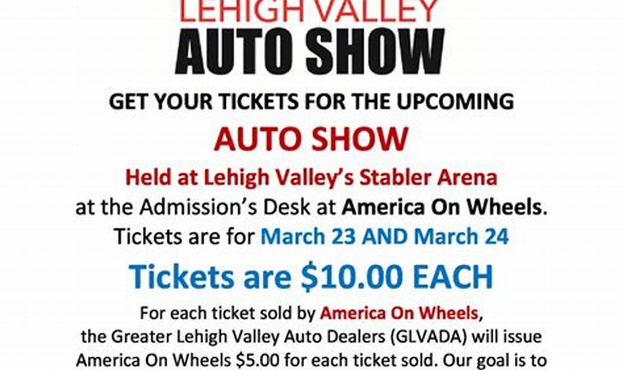 Greater Lehigh Valley Auto Show 2024 Calendar