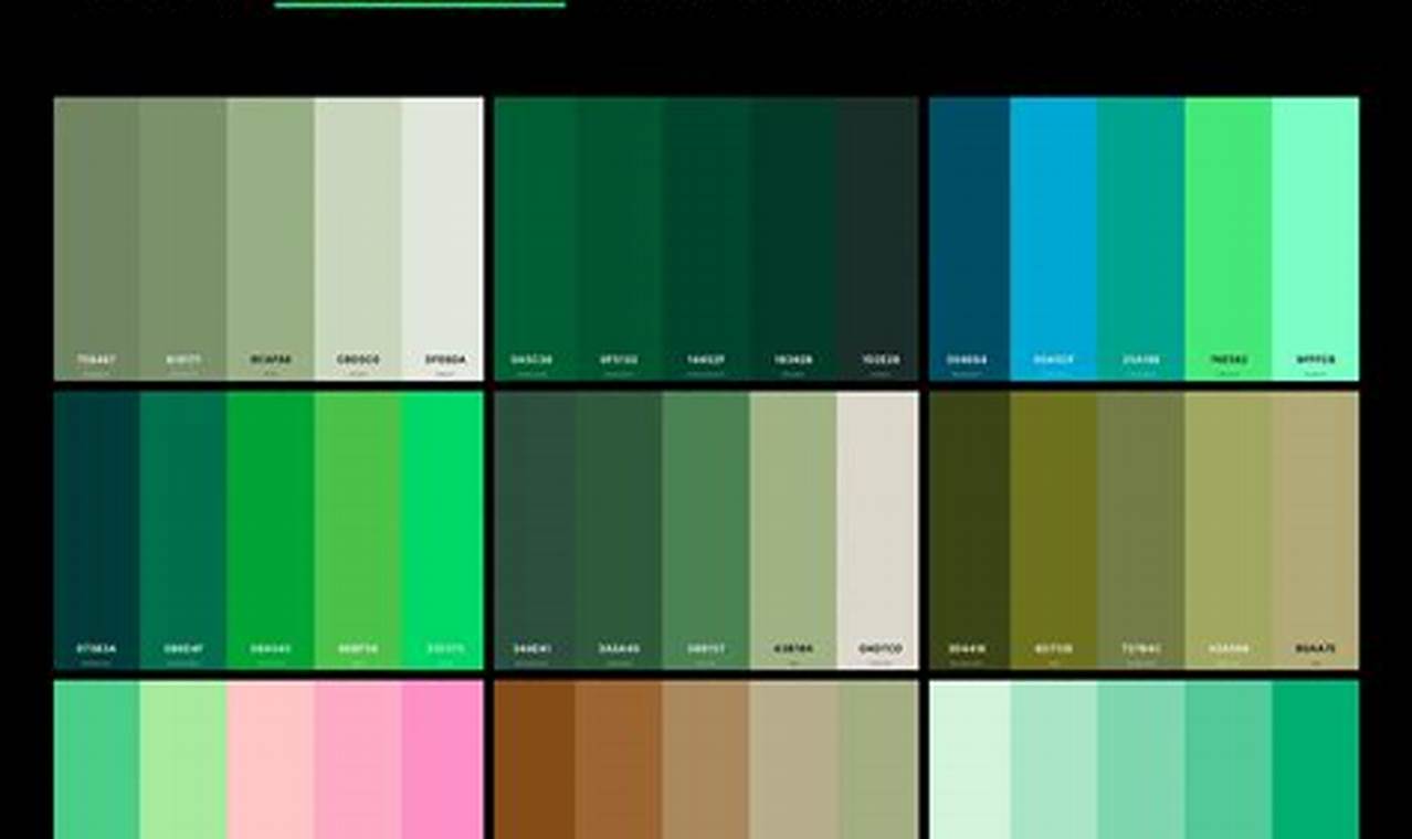 Green Color Palette 2024